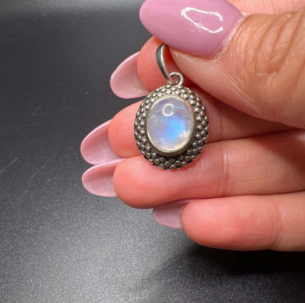 White Moonstone Pendant