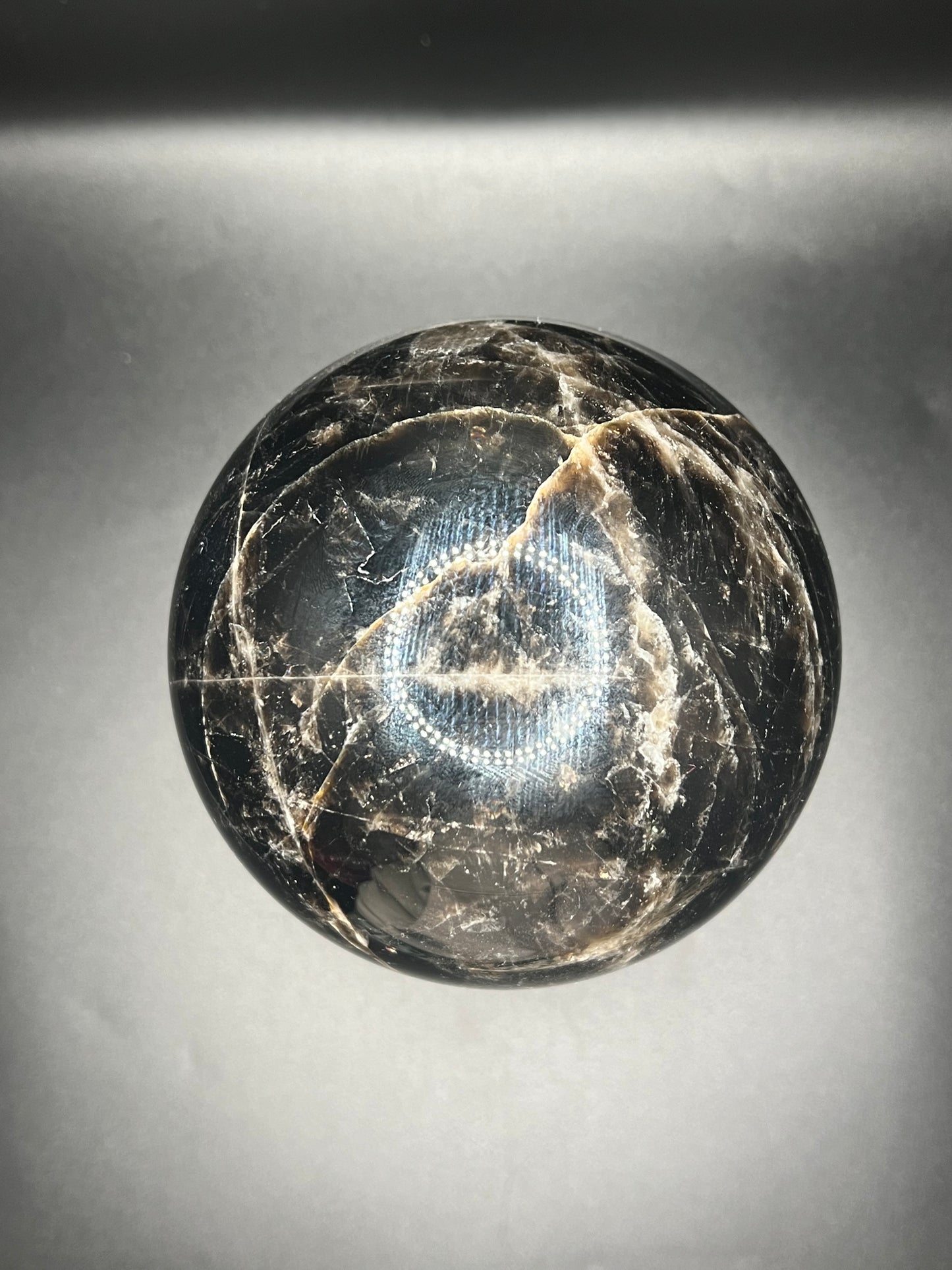 Black Quartz Sphere Large