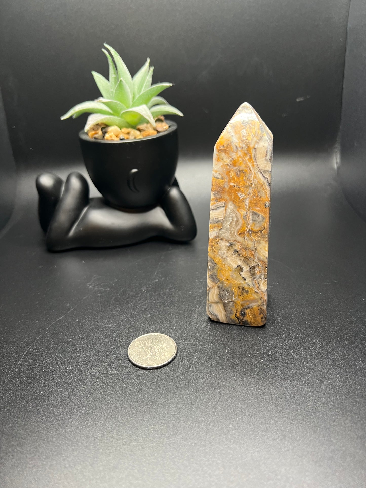 Orange Aragonite Tower