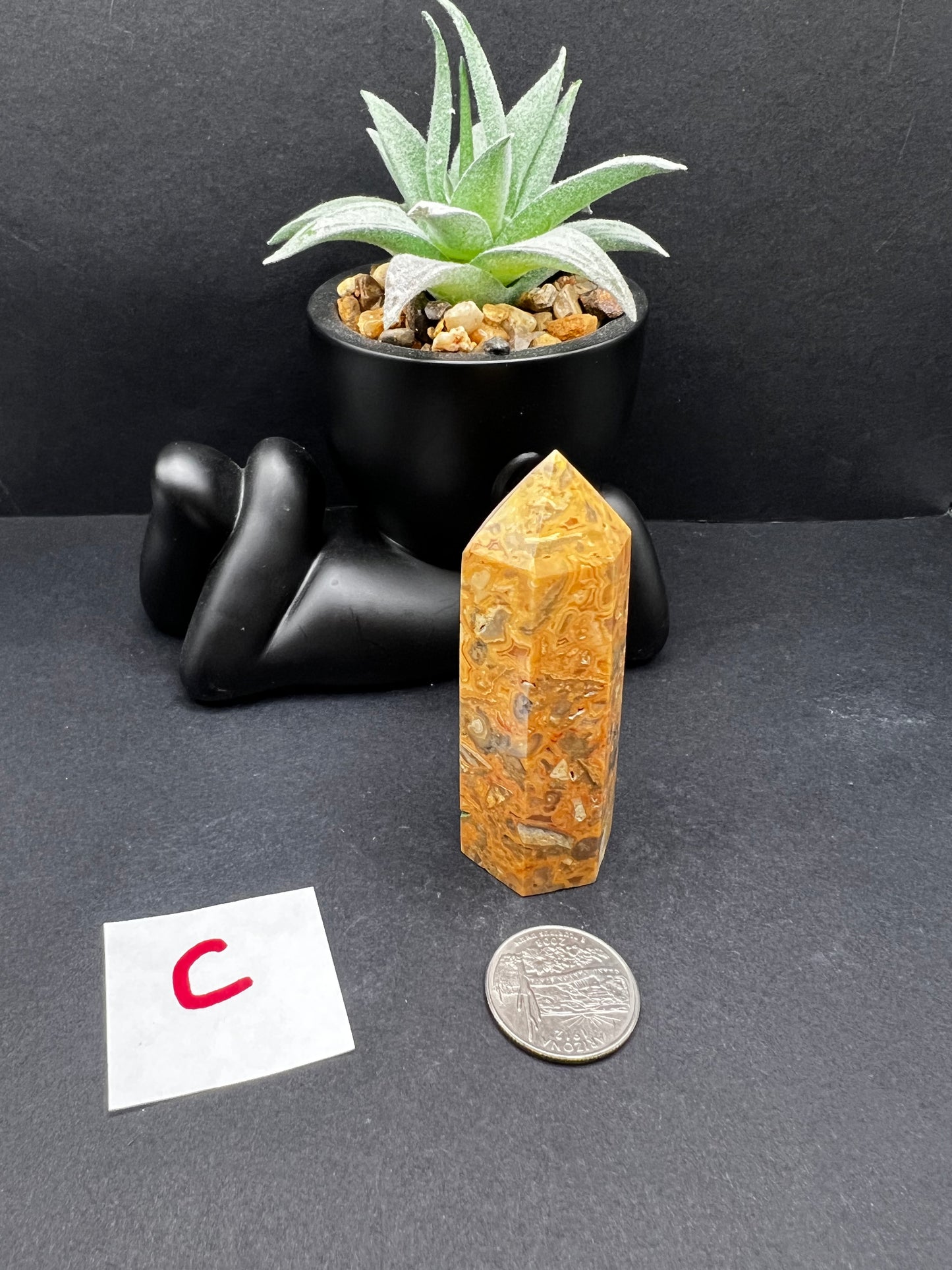 Crazy Lace Agate Tower