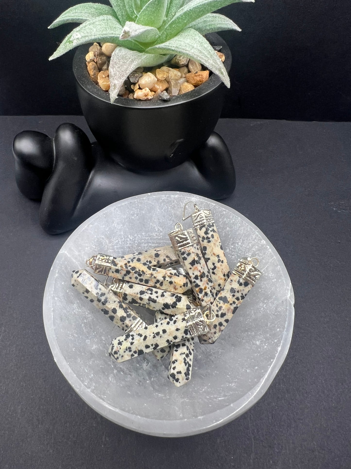 Dalmatian Jasper Pendant