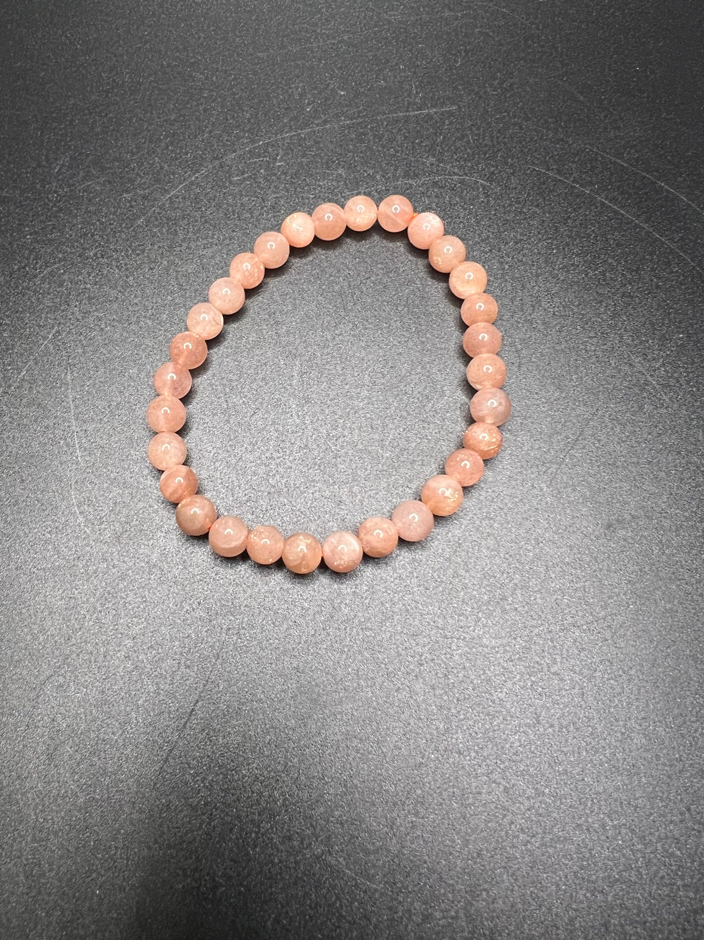 Peach Moonstone Bracelet