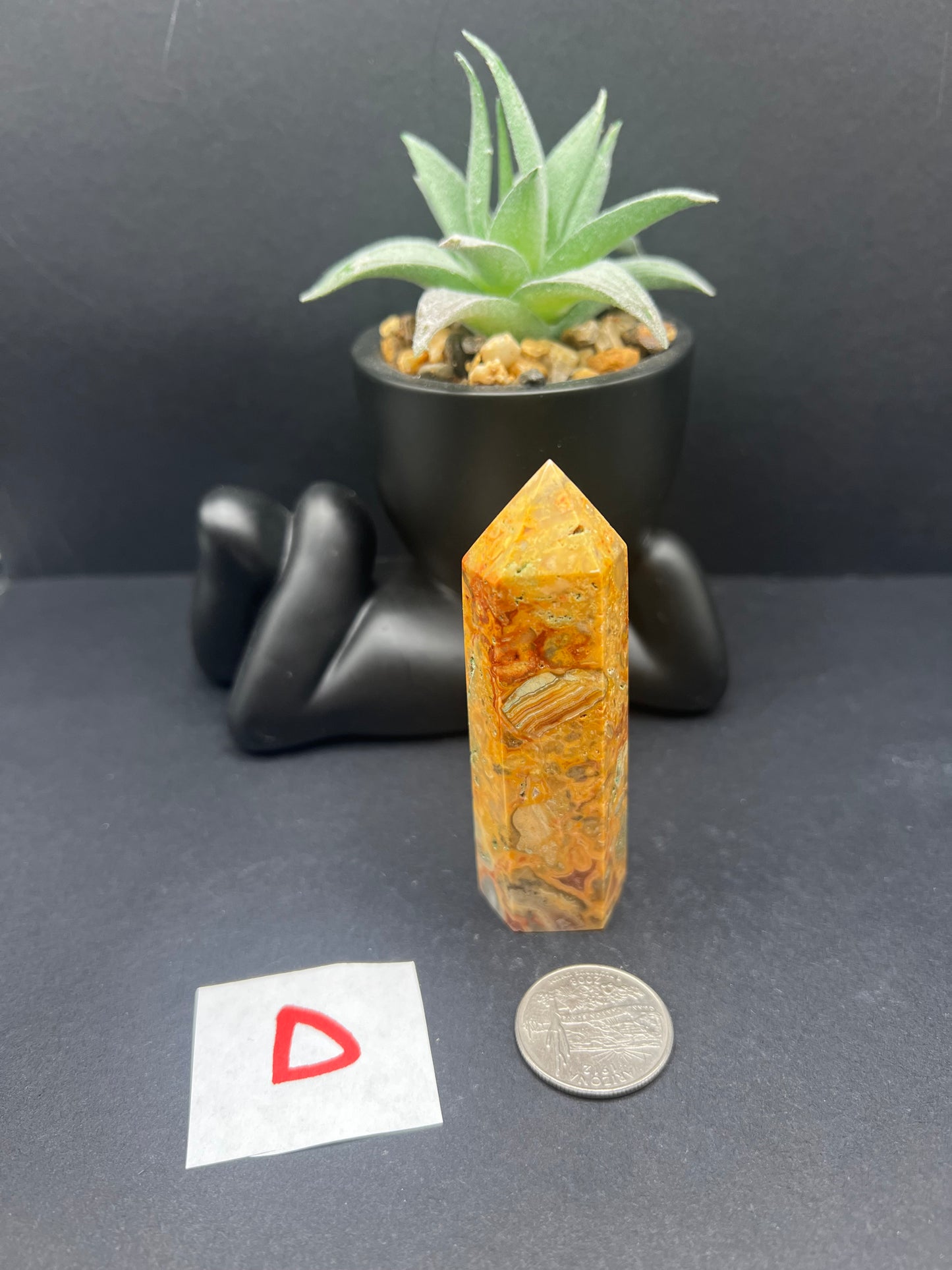 Crazy Lace Agate Tower