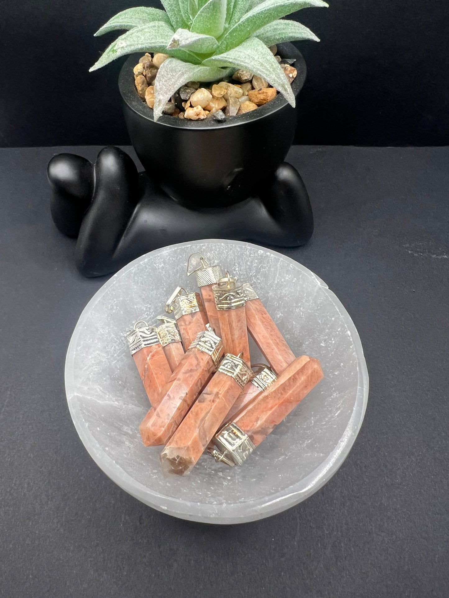 Peach Moonstone Pendant