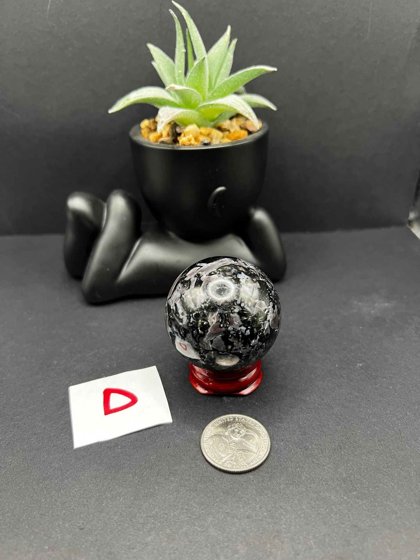 Indigo Gabbro Sphere