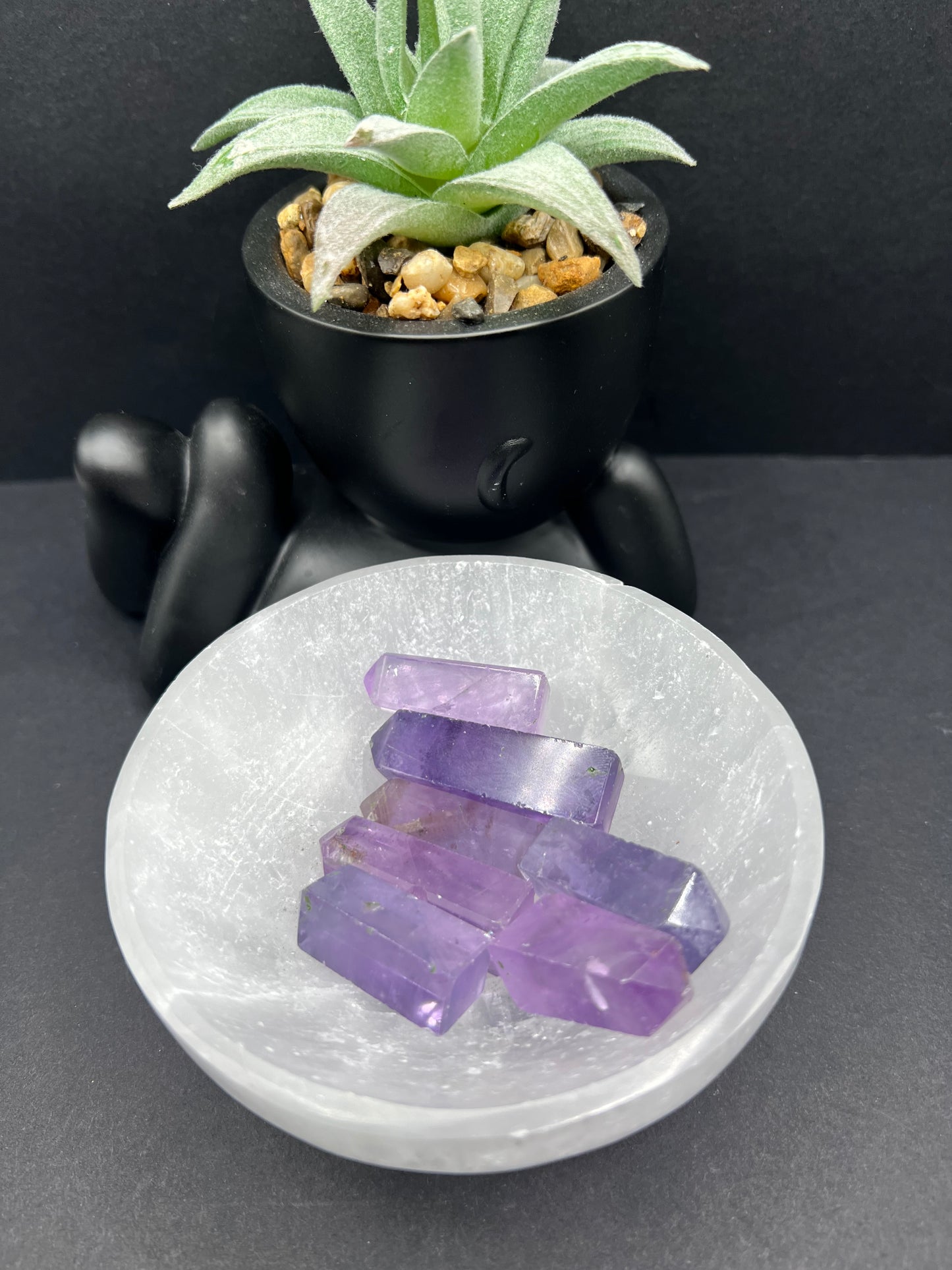 Purple Fluorite Mini Towers