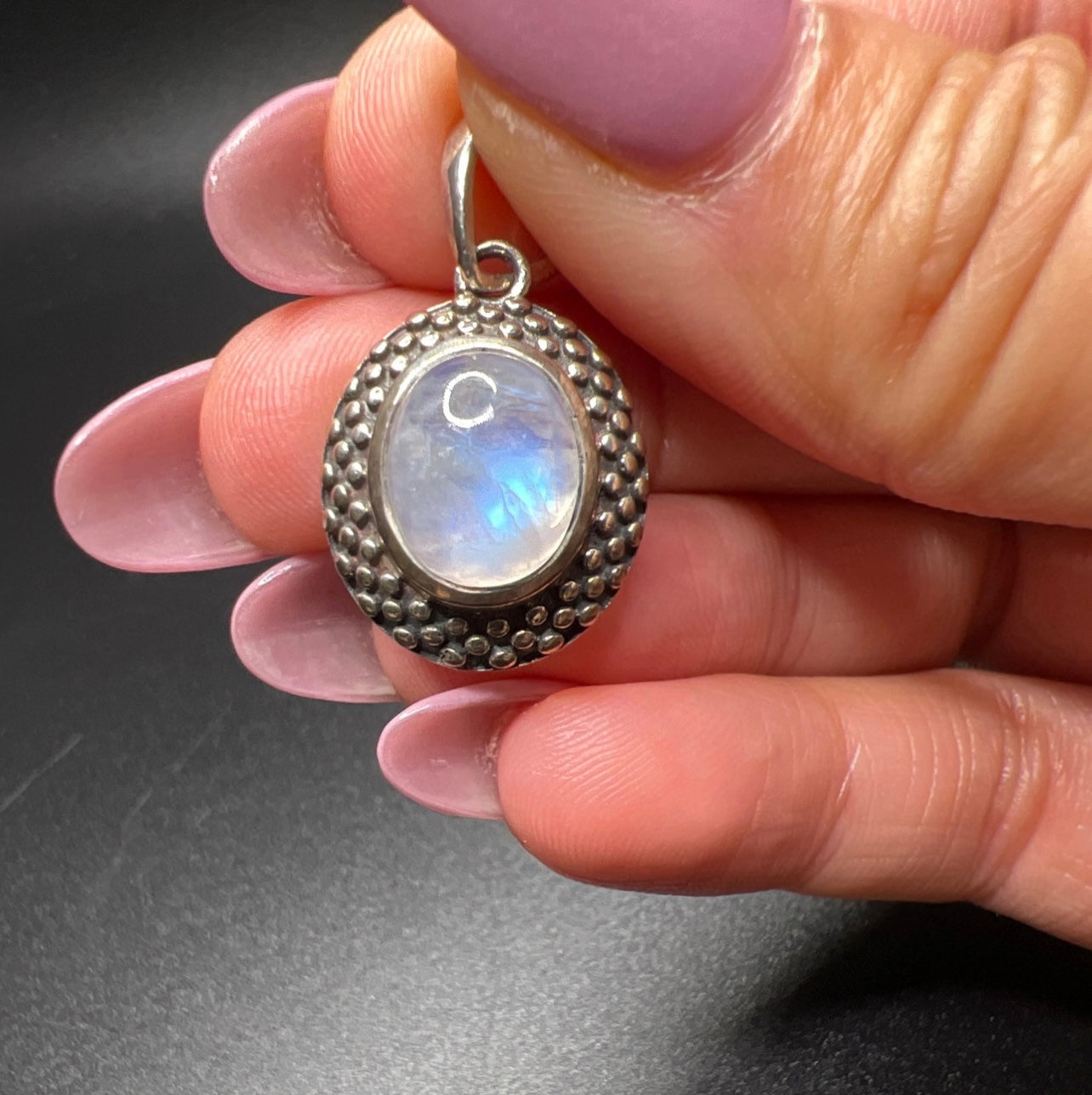 White Moonstone Pendant