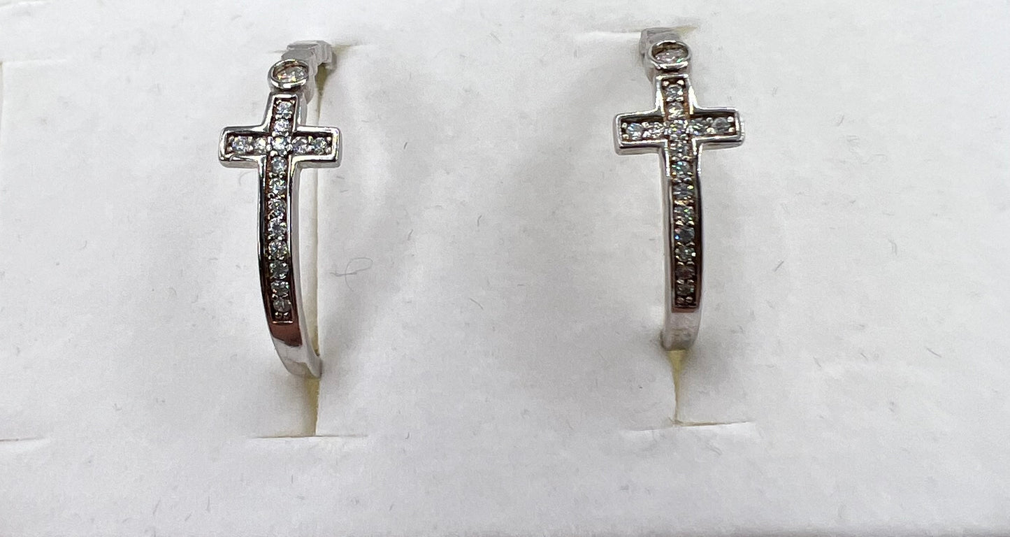Moissanite Diamond Cross Ring