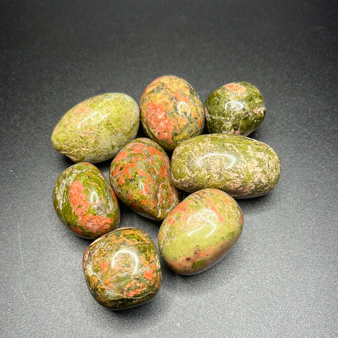 Unakite Polished Tumbles