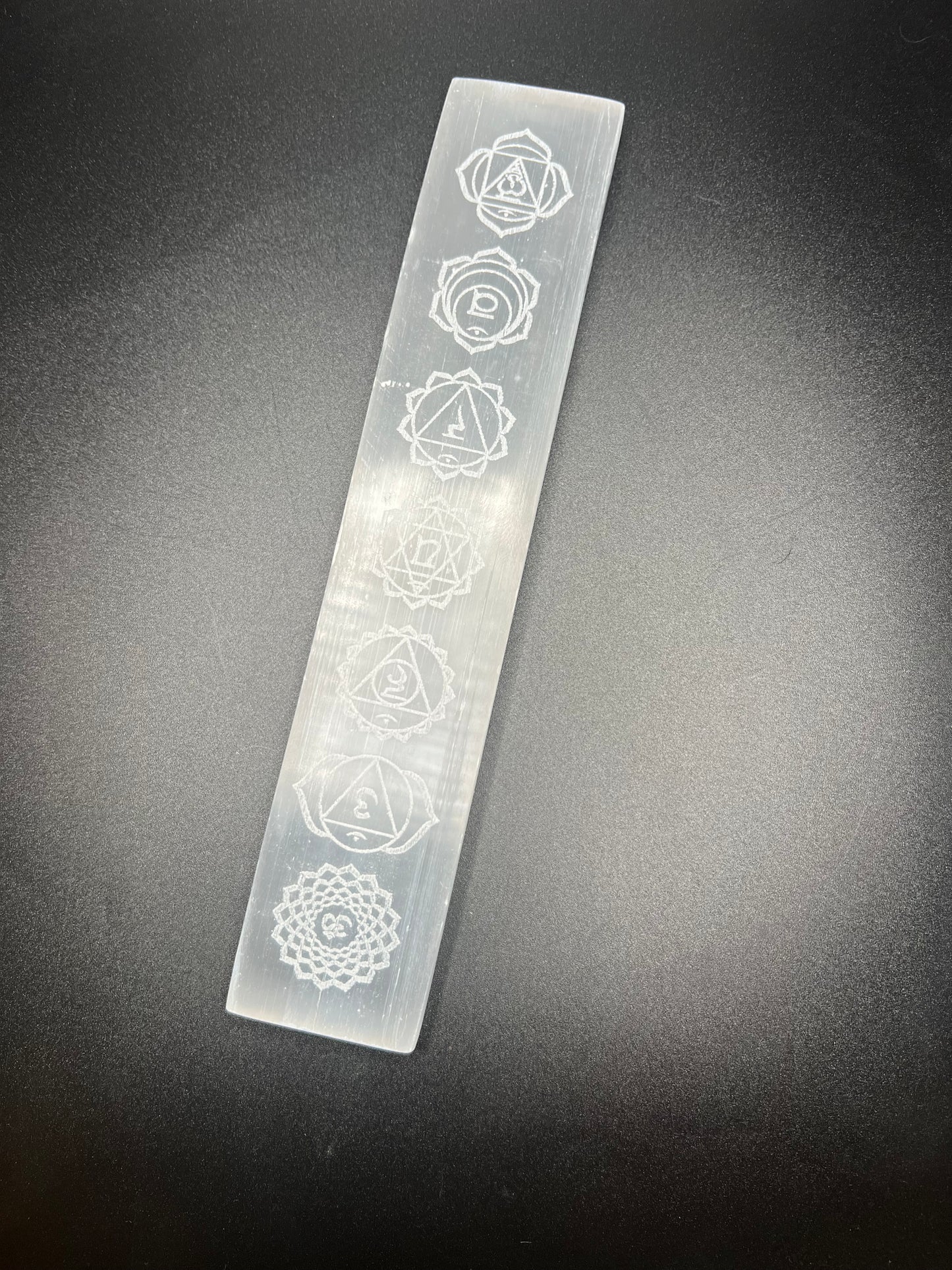 Selenite Chakra Plate