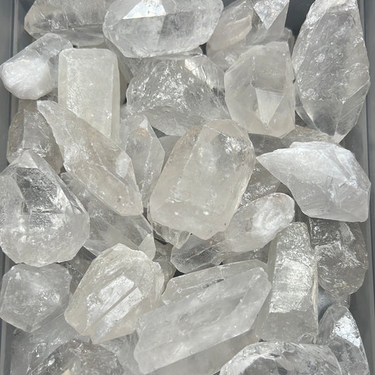 Clear Quartz Rough Points Tumbles