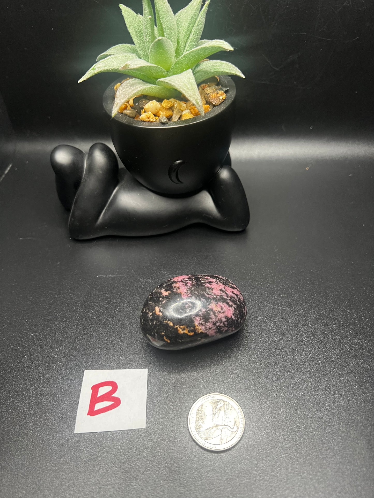 Rhodonite Palm Stones