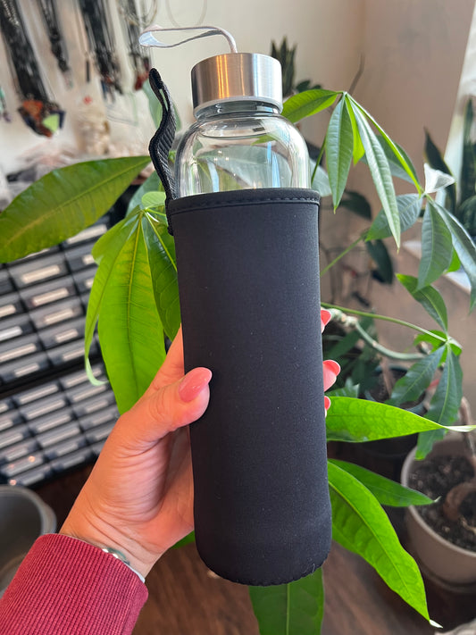 Glass Water Bottle
