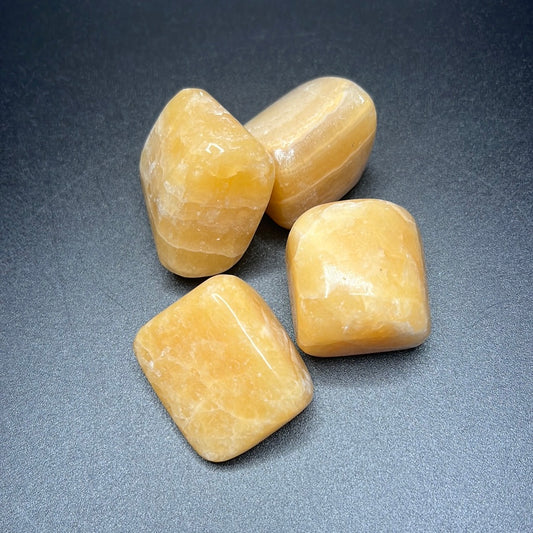 Orange Calcite Tumbles