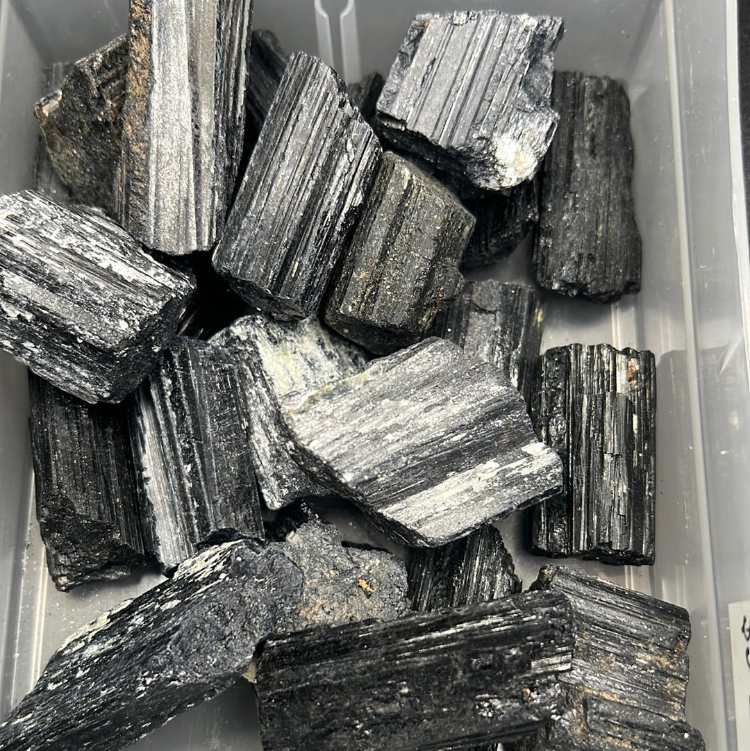 Black Tourmaline Tumbles