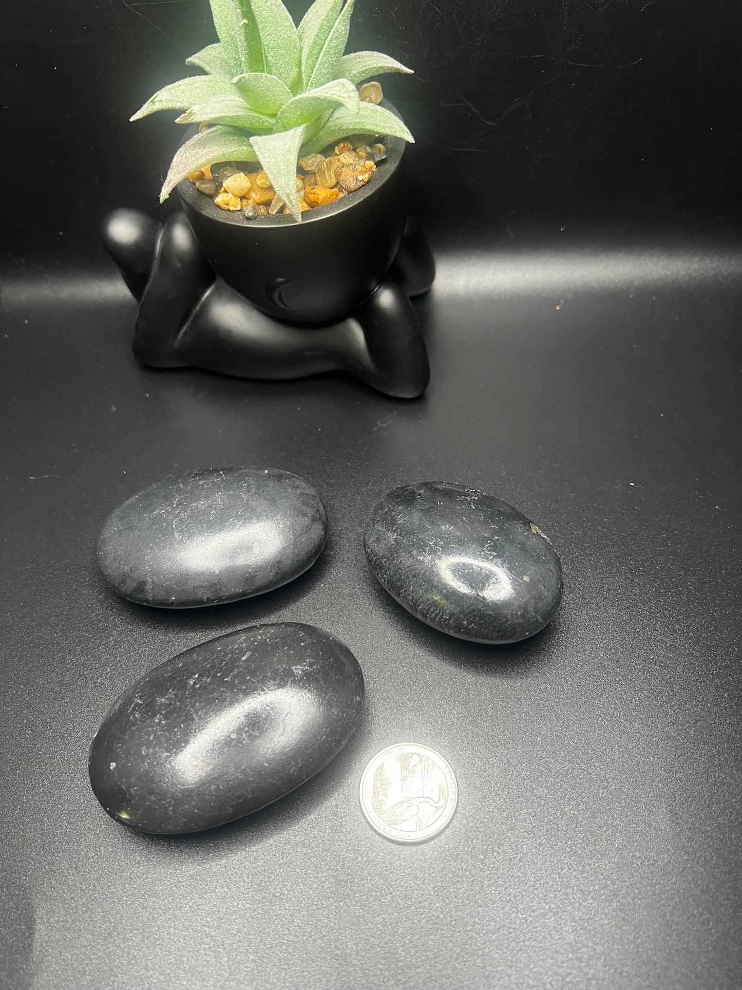 Shungite Palm Stones