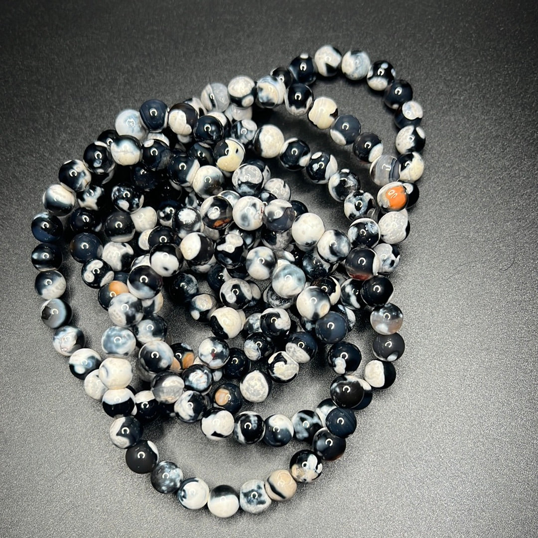 Orca Agate Bracelet