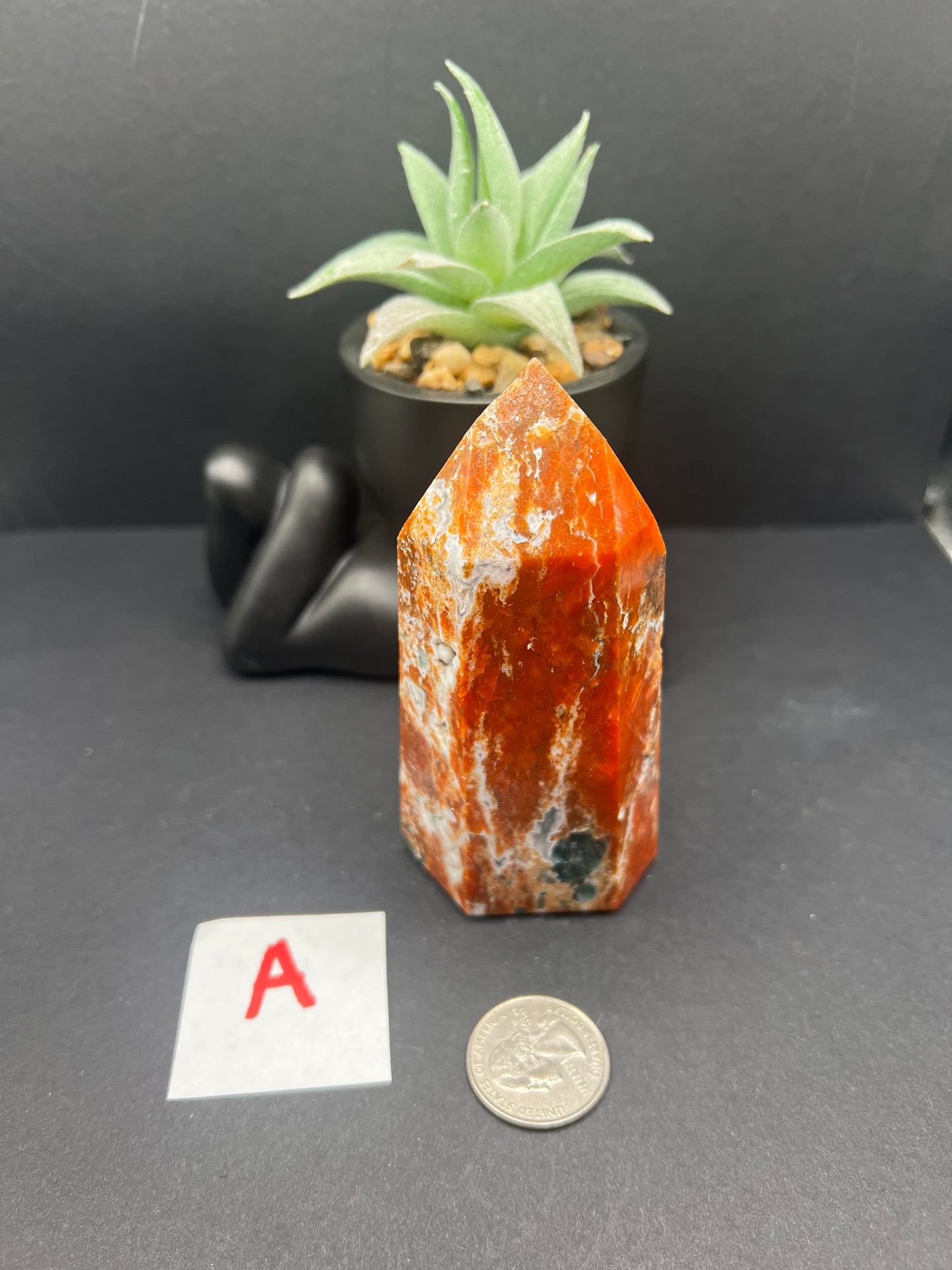 Sunstone with Apatite Towers