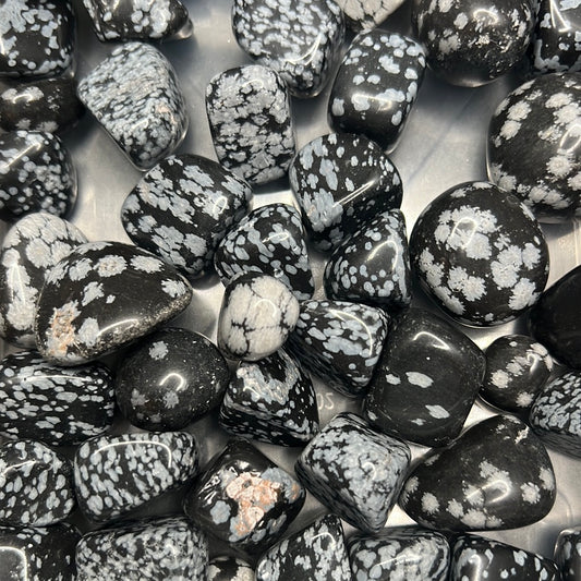 Snowflake Obsidian Polished Tumbles (small)