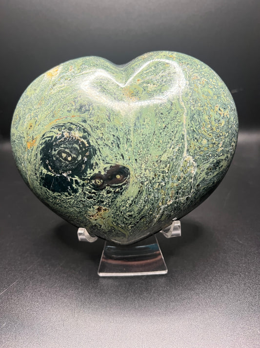 Kambaba Jasper Heart