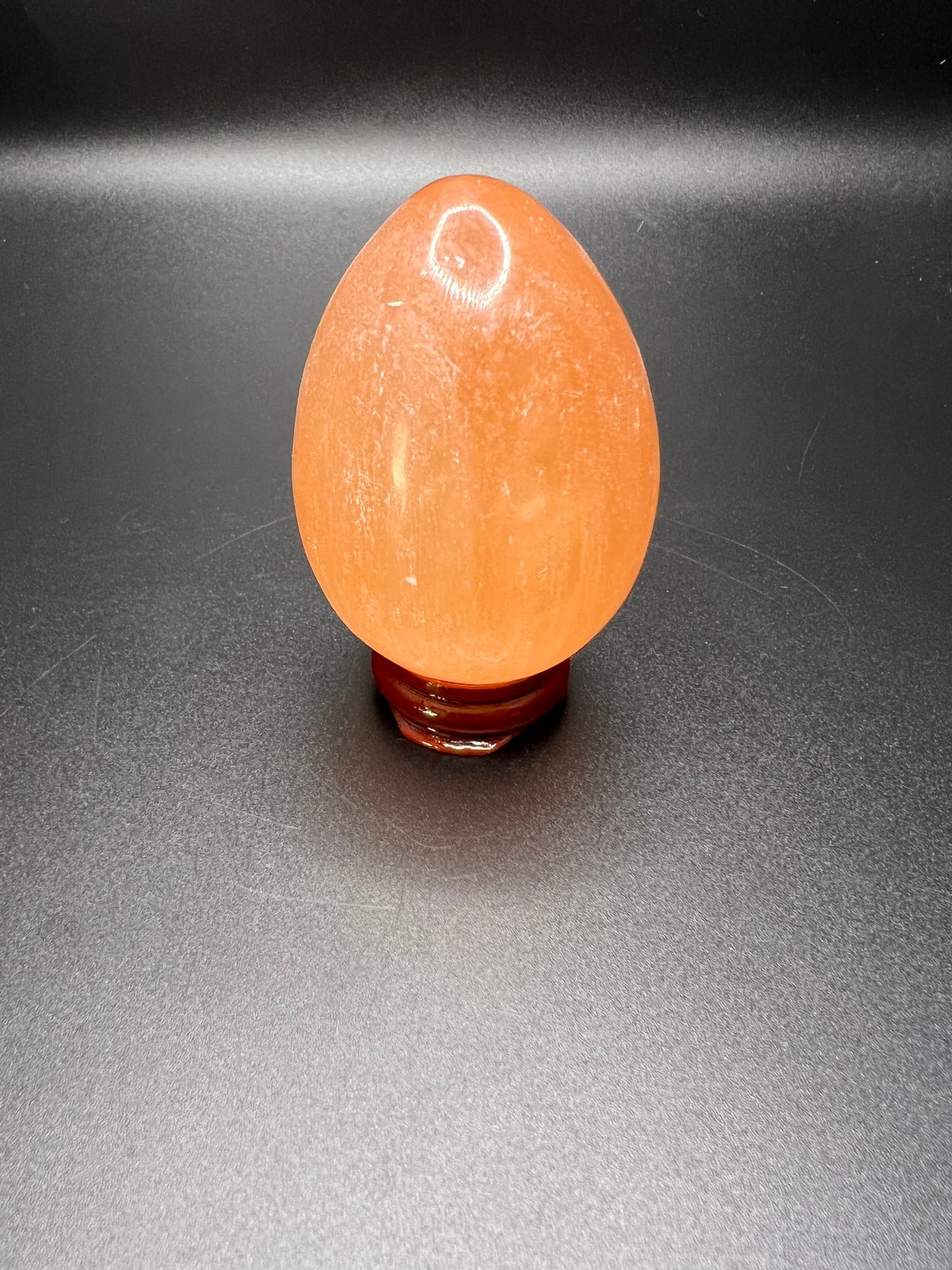 Orange Selenite Egg