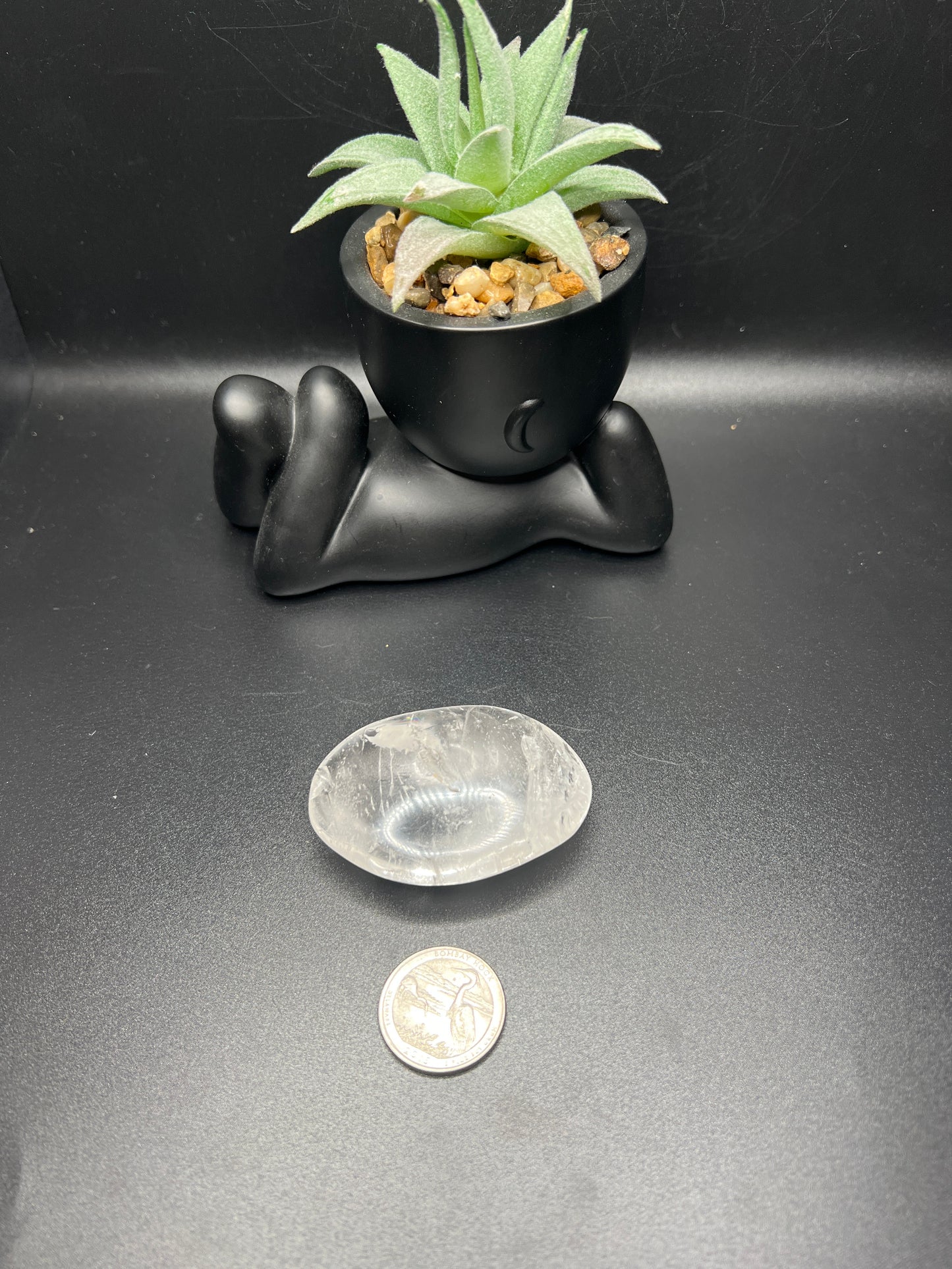 Clear Quartz Palm Stones