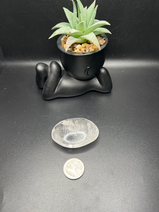 Clear Quartz Palm Stones