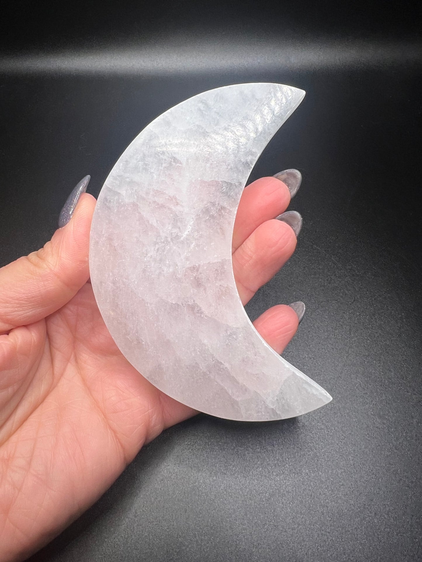 Selenite Moon (small)