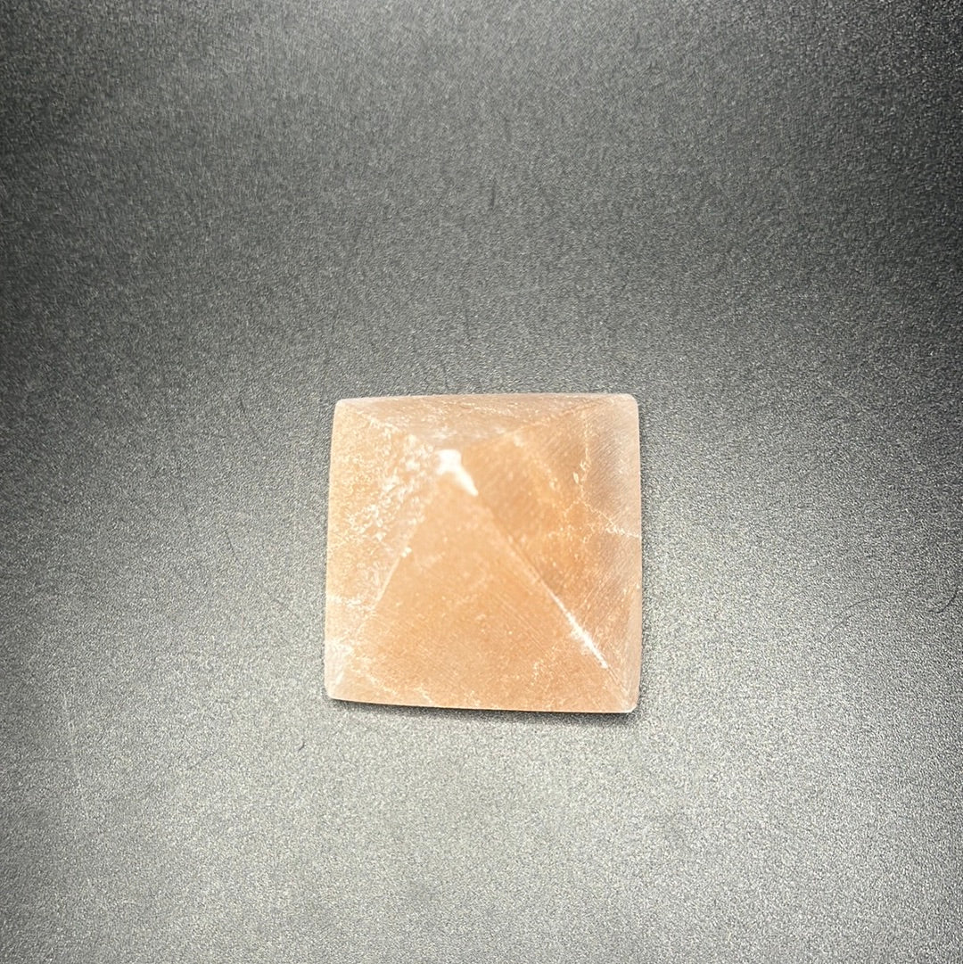 Orange Selenite Pyramid