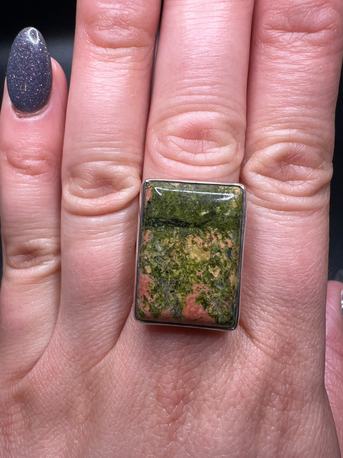 Unakite Ring (Adjustable)