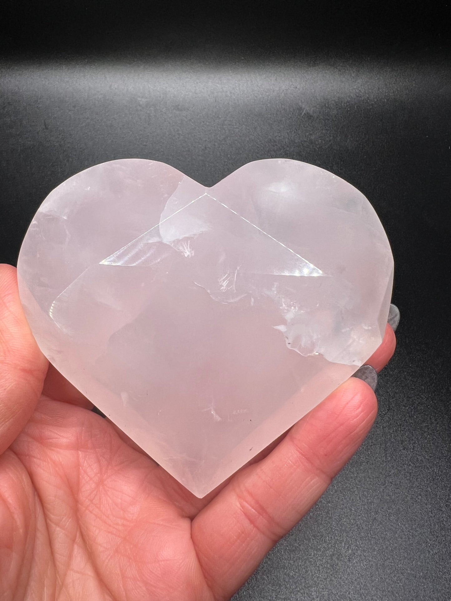 Girasol Quartz Heart