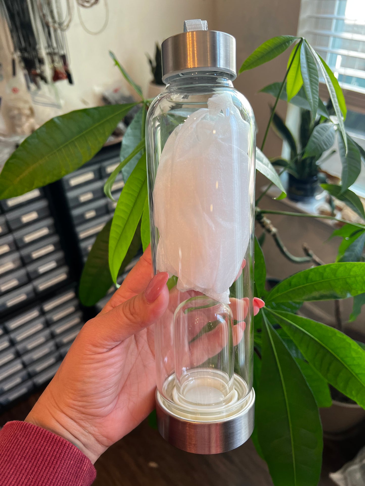 Glass Water Bottle