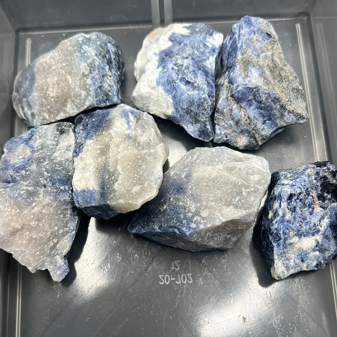 Sodalite Rough Tumbles