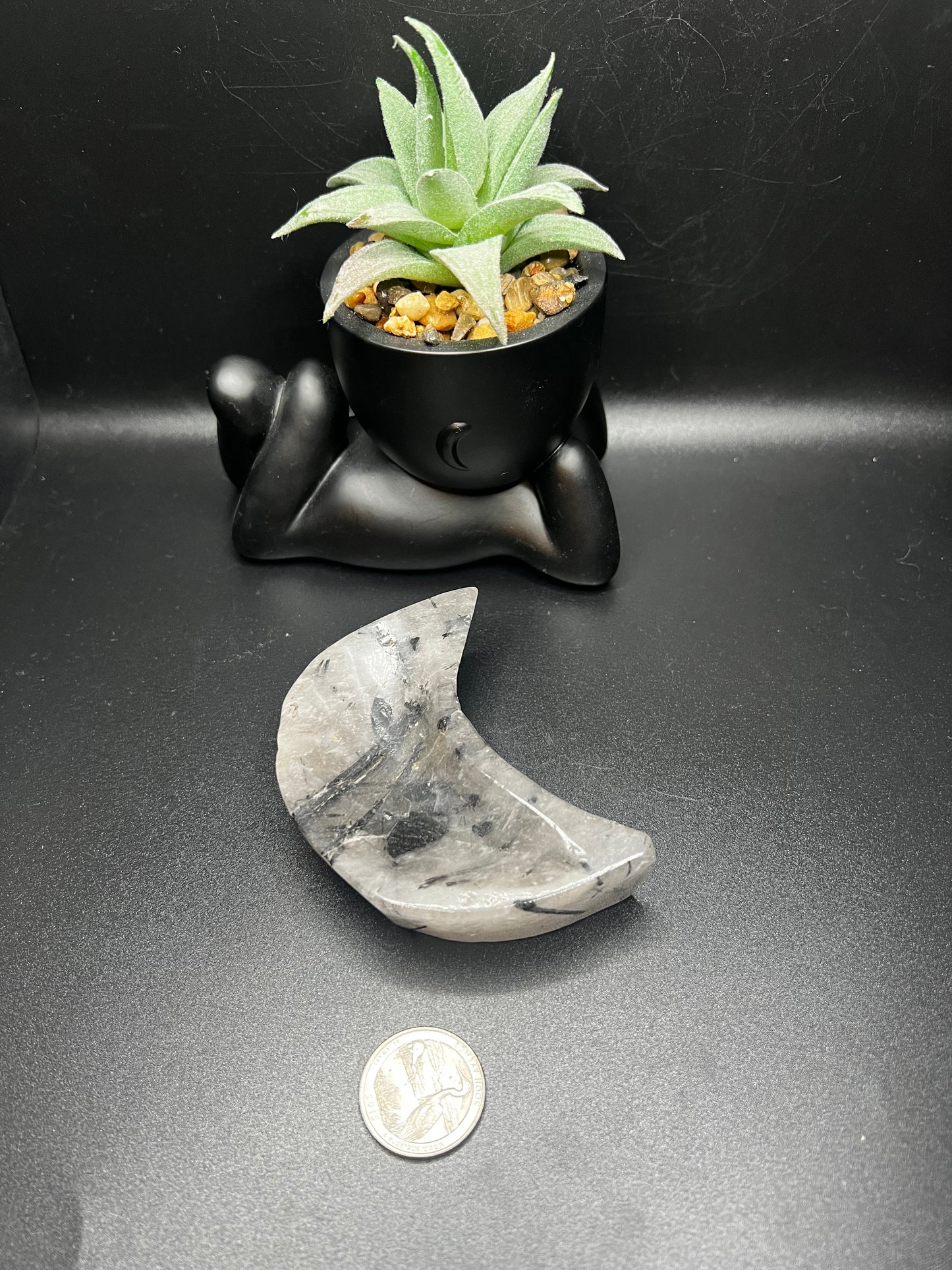 Black Tourmaline Quartz