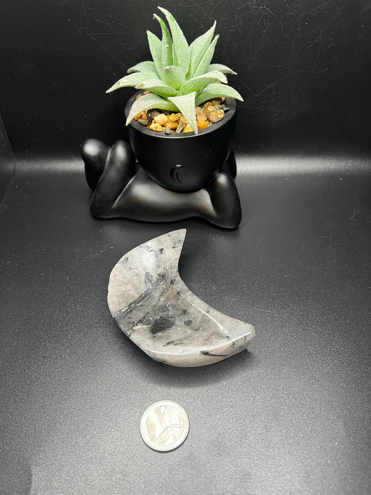 Black Tourmaline Quartz