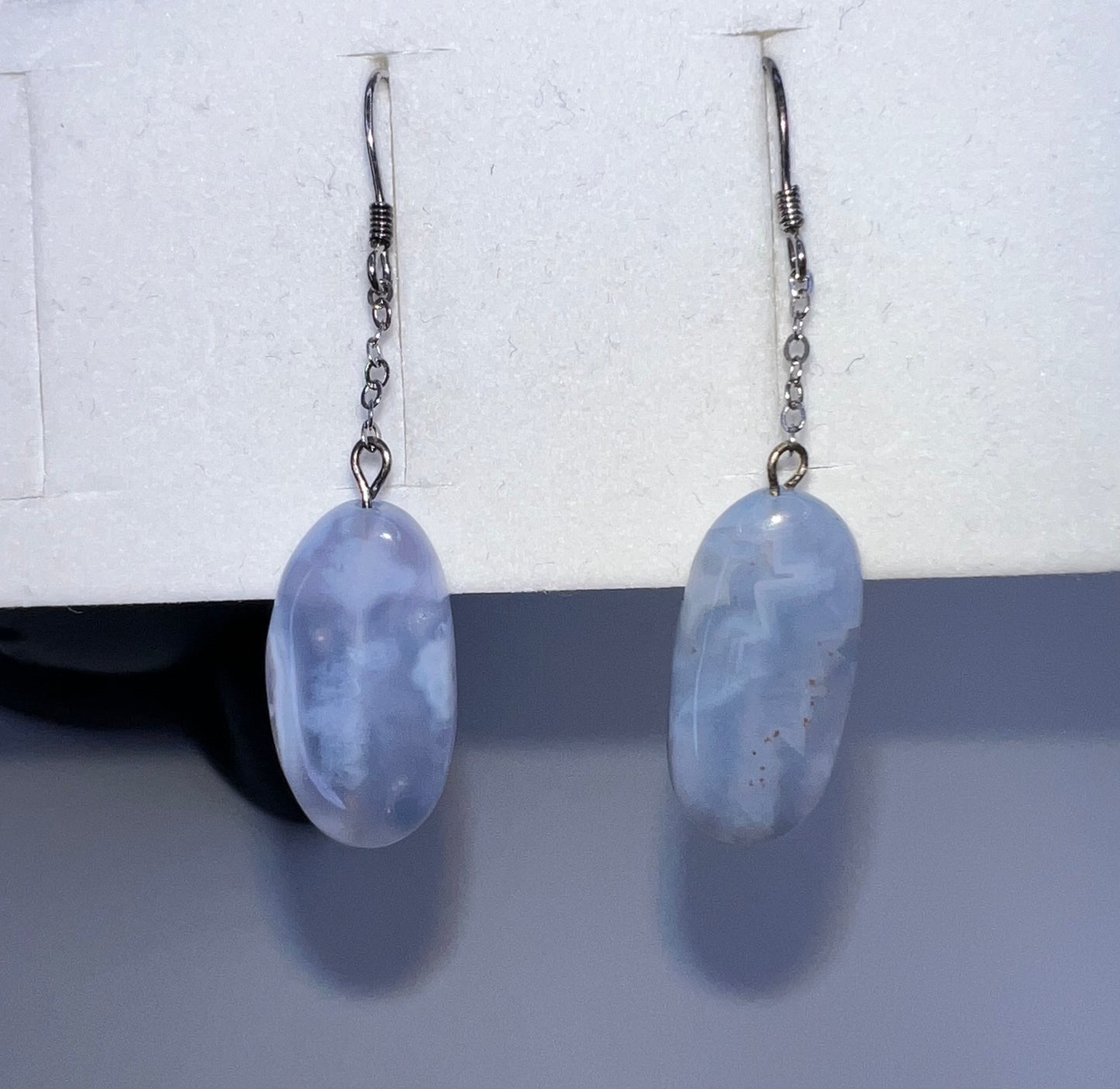 Blue Lace Agate Earrings